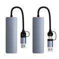 thumbnail image 5 of ziyahi 5 in 1 USB Hub Dock Station Data Transferring Tool Connecting Accessory Multiple Ports Dual-plug Converter Tool Equipment, 5 of 5