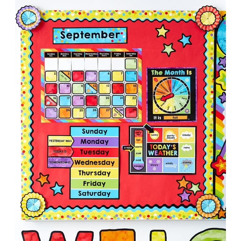 Carson Dellosa Celebrate Learning Calendar Bulletin Board Set (86 pieces) -  Walmart.com