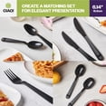 thumbnail image 5 of CIAO! 6.14" Black Soupspoon Heavy Weight Polypropylene Individually Wrapped (Case of 1,000), 5 of 9