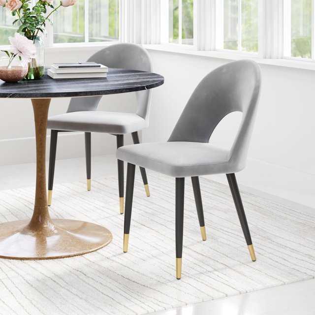 Menlo Chaise de Salle à Manger (Ensemble de 2) Gris