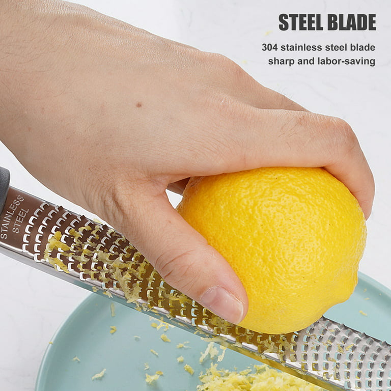 Cheese Zester Grater Handheld with Handle-Lemon Citrus Zester Tool for  Kitchen