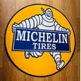 thumbnail image 3 of Michelin Tires Vintage Enamel Advertising Porcelain Sign, 3 of 4
