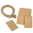 thumbnail image 1 of 100 PCS Kraft Paper Gift Tags Vintage Wedding Hang Tags 1.2x1.9 Inch, 1 of 5