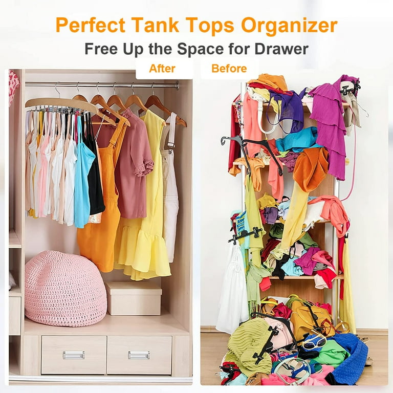 20 Pieces Clothes Hanger Connector Hook Cascading Clothes Hooks Multi-Layer Organizer Heavy Duty Hanging Clips for Cabinets, Clothes Storage, Coat
