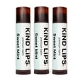 thumbnail image 1 of Bálsamo labial Kind Lips - Cuidado de labios nutritivo e hidratante con manteca de karité, cera de abejas y vitamina E | Sabor a menta dulce | 0,15 onzas (paquete de 3), 1 of 7