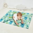 thumbnail image 2 of LightGreen Cartoon Dinosaurs Trees Pattern Blanket,Comfortable Soft Lamb Wool Throw Blanket,All Season,Warm Lightweight Blankets for Sofa Bed Couch Living Room Chair,30"x40", 2 of 4