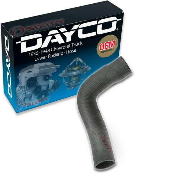 Dayco Lower Radiator Coolant Hose compatible with Chevrolet Truck 3.5L L6 1935-1948