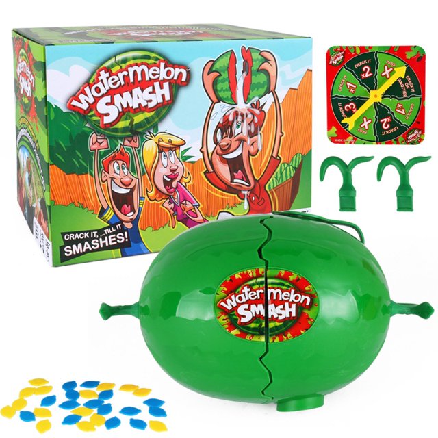 Novelty Water-Splashing Desktop Game for Kids Ages 4-6: Interactive Parent-Child Party Toy with Exploding Watermelon Design, Export-Quality Safe Play for Cultural Learning & Family Bonding Gatherings