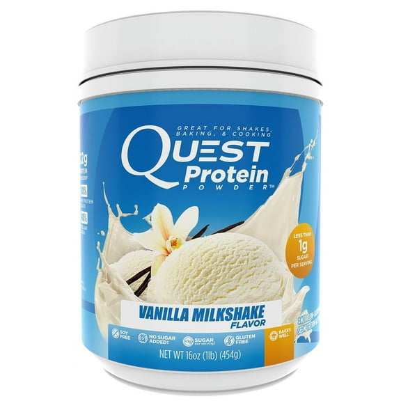 Quest Protein Powder, Vanilla Milkshake, 22g Protein, 1 Lb