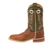 Justin Boots Mens Austin Square Toe Pull On Cowboy Mid Calf Boots
