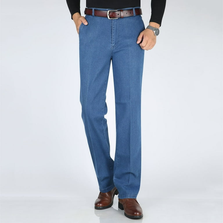 人気商品ランキング Straight Waist High Pants Mens Fit Straight Waist High Jeans パンツ