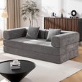 thumbnail image 1 of UTILIA Sofá Modular para Sala Convertible con Diseño Flexible, Tapizado en Chenilla Suave, Cojines de Espuma de Alta Densidad, Base Antideslizante y Unión Segura para Interior, Color Gris, 1 of 1