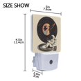 thumbnail image 4 of Yayeee LED Night Light for The Home Plug in With Light Sensors 2 Pack, Space Record, 4 of 6