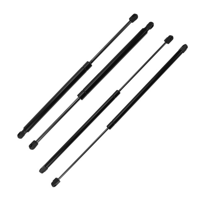 Unique Bargains Lift Supports Struts for Buick Rainier 2004-2007 No.15093450/15079252 Rear Window Glass & Rear Hatch Gas Spring Black 4PCS