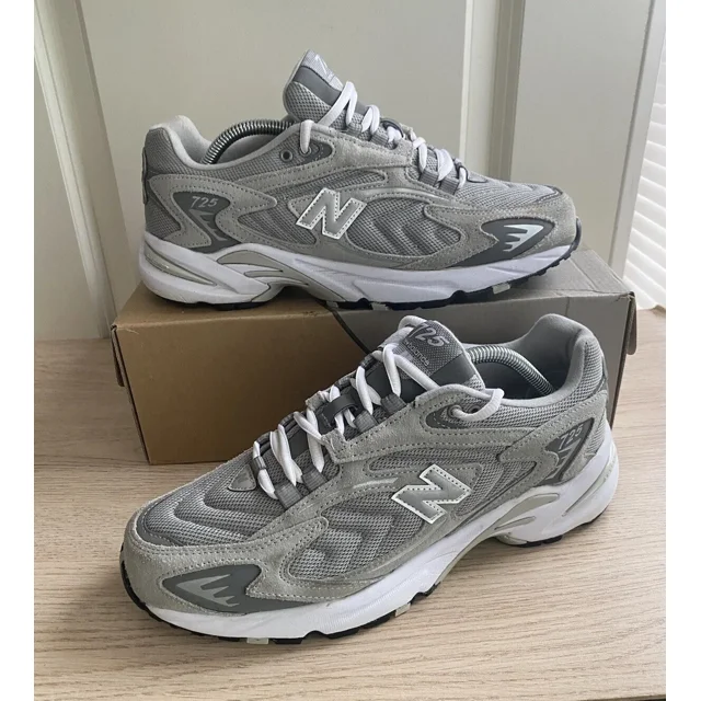 ??New Balance 725 Men Running Shoes Casual Sneakers Grey White (ML725P)- Men 9.5