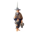 thumbnail image 1 of Figura antigua china 1/87 Zulema Hombre Pescador Azul, 1 of 8