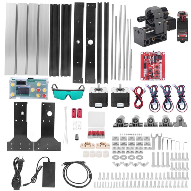 Máquina de grabado láser, CNC 3018 Pro Mini grabador láser DIY fresado grabador construcción robusta