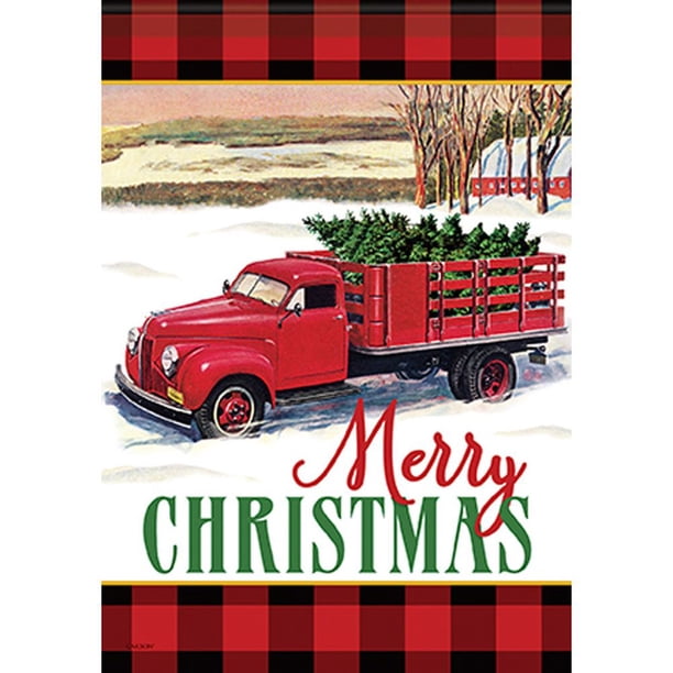 Carson Garden Flag - Vintage Christmas - Walmart.com - Walmart.com