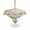 Pink, Blue, Beige, variant on Outdoor Tablecloth with Umbrella Hole for Patio/Picnic/Party/Camping, Pink Spring Floral Waterproof Table Cloth Round Cover Washable, Butterfly Elegant Pastoral (Dia 60")