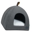 thumbnail image 2 of Foldable Cat Bed Breathable Cat House Indoor Pet Tent Dog Bed with Mat (Blue, Size L), 2 of 4