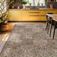 thumbnail image 3 of Alfombra Hazo Haus Vintage verde musgo 244 x 305 cm lavable, 3 of 8