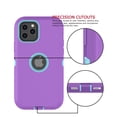 thumbnail image 6 of iPhone 12 Cases, Sturdy Phone Case for iPhone 12 Pro 6.1", Tekcoo Full-Body Shockproof Protection Heavy Duty Armor Hard Plastic & Shock Absorption Rubber Rugged Bumper 3-in-1 Case Cover, 6 of 8