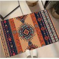 thumbnail image 3 of A rectangular flannel floor mat with Vibrant Aztec-Inspired Area Rug with  Geometric Patterns.Machine washable,made of flannel,suitable for outdoor porch,kitchen, living room,bathroom., 3 of 6