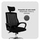thumbnail image 4 of Silla de Oficina Gerencial TOPLIVING Color Negro CON Cabecera Ajustable Y Base Metalica Giratoria, 4 of 8