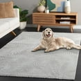 thumbnail image 3 of SAFAVIEH Revive Montana Abstract Polyester Area Rug, Gray, 9' x 12', 3 of 8