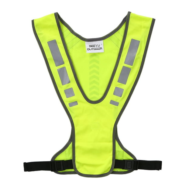 High Visibility Safety Vest Outdoor Sports Running Cycling Reflective