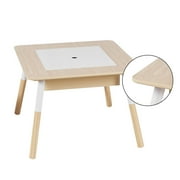Your Zone Kids Sensory Play Table and Chair Set,White Color,3Pieces,Age 3-6