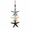 A, variant on Beachy Wall Decor with Lights, Coastal Wooden Fish & Starfish Hanging Decoration, Warm LED Nautical Decor for Bathroom, Entryway, Porch, Bedroom, Beach House