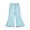 Blue, variant on Utoimkio Toddler Girls Flared Pants Ruffle Yoga Leggings Elastic Waisted Bell Bottoms Size 2-10T