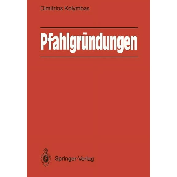 PfahlgrÃ¼ndungen, (Paperback)