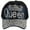 Dk Denim, variant on Womens Queen w/ Crown Stones Distressed Baseball Cap - Light Denim