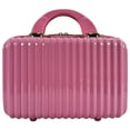 thumbnail image 6 of Hard Shell Cosmetic Travel Case, Pink, 1 Count, 6 of 6