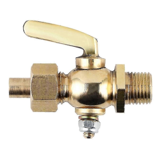 Vintage Motorcycle Brass Petrol Fuel Tap 1/4-1/4 Bsp 30005 - Fit Classic