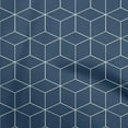 thumbnail image 1 of oneOone Polyester Spandex Navy Blue Fabric Geometric Sewing Material Print Fabric By The Yard 56 Inch Wide, 1 of 4