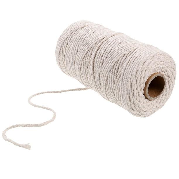 1 rollo de hilo de carnicero, hilo de algodón para cocinar, hilo de cocina para hornear, cordón de algodón para manualidades DIY