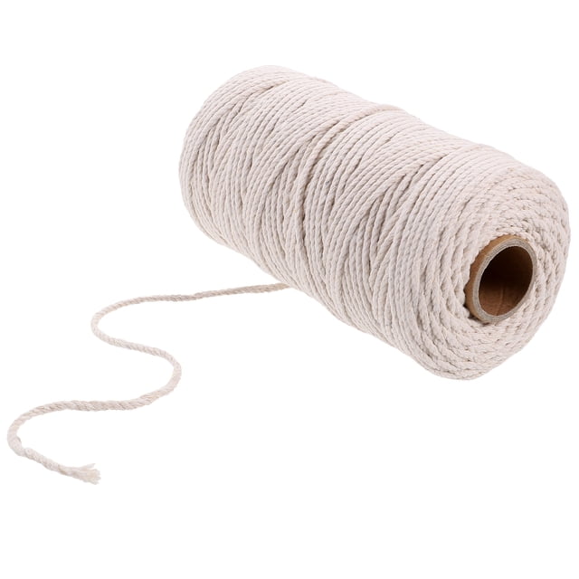 1 rollo de hilo de carnicero, hilo de algodón para cocinar, hilo de cocina para hornear, cordón de algodón para manualidades DIY