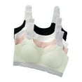 thumbnail image 2 of LYMAYTER 12-15Y Teen Girls Sports Bras Breathable Pads Comfortable Training Bras for Growing Girls, 2 of 7