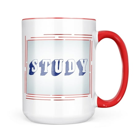 

Neonblond Study Blue Pen Ink Doodle Mug gift for Coffee Tea lovers