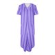 thumbnail image 4 of Vestido de Manga Corta para las Mujeres, Vestido Casual de Cuello en V de Bolsillo de Impresión de Moda Sexy Hecho de Poliéster Ligero para el Verano, Vestido de Verano para las Mujeres, 4 of 5