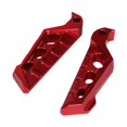 thumbnail image 2 of Estriberas para motocicleta Pedales de descanso Pedal cómodo Fácil instalación Accesorio Rojo, 2 of 9