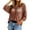 Brown, variant on Womens Crochet Top Lightweight Batwing Sleeve V-Neck Boho Hollow out Knit Sweater Casual Oversized Summer Beach Cover up Blue XXL
