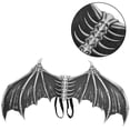 thumbnail image 4 of Alas de diablo de Halloween ANGGREK blancas/negras 45 x 87 cm, 4 of 8