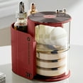 thumbnail image 1 of Wzzjkit Powder Puff OrganiserRotating Cushion RackDresser Multi Layer Lipstick Makeup Brush, 1 of 6