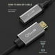 thumbnail image 2 of Qgeem Hdmi Single To Mini Dp Converter Adapter Cable Uhd 4k@30hz Plug-d, 2 of 5