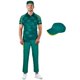 thumbnail image 2 of KANY Breakdance en australia Disfrde Halloween para Hombres mujeres adultas, Pistola de rayos para adultos disfraces de halloween Vestuario para espectáculos, Traje verde con solapa #95 Hombres M, 2 of 8