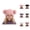 Pink, variant on Kids Double Pom Winter Knit Beanie Hat Thick Warm Soft Stretchy Cute Pom Pom Design Cap for Boys Girls Age 3-8 Cold Weather Outdoor Snow Ski Travel Casual Everyday Wear